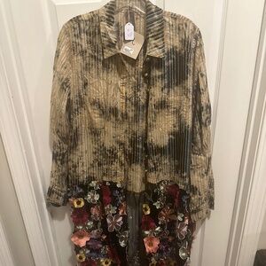 SOLD! SOLD! SOLD!!! BRAND NEW ARATTA Valencia Maxi Shirt: Oxidized Black